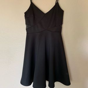 Black Mini A line dress by Guess